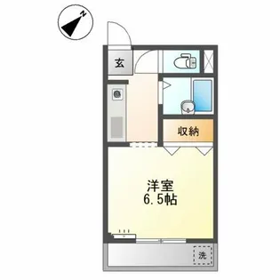 メロディーハイム【2階】の間取り