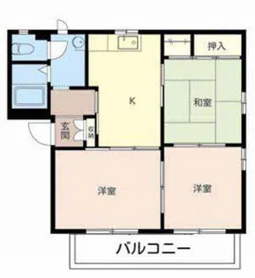 フレグランス 加西【A202号室】の間取り