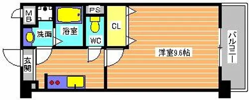シエルオカモト【2階】の間取り