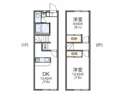 レオパレスラメール【102号室】の間取り