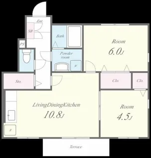 グランディール【1階】の間取り