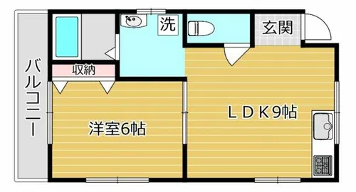 深沢ハイムB【3階】の間取り