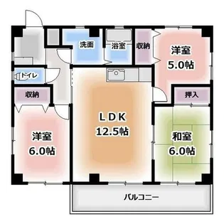 トリニティ高田寺【403号室】の間取り