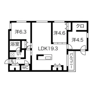 ZABO HILLS 南山鼻【4階】の間取り