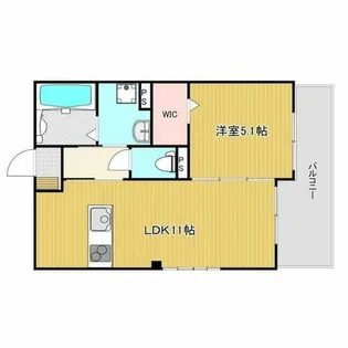 グランツ鳴尾【302号室】の間取り