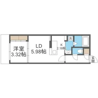 S-RESIDENCE医大南altier【1階】の間取り