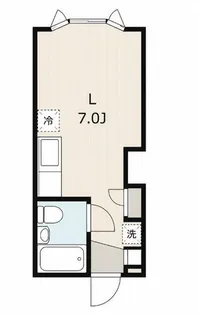 美原マンション【203号室】の間取り