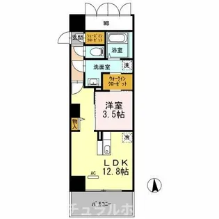 アン・ソレイユ【7階】の間取り