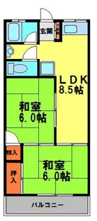 マンションみゆき【202号室】の間取り