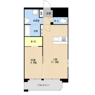 LIBTH箱崎【0501号室】の間取り