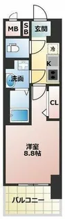 グランMコート新大阪【3階】の間取り