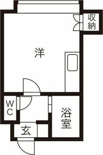 プレサント南8西8【4階】の間取り