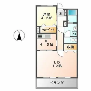 名栄ビル【1階】の間取り