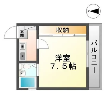 第2神崎ハイツ【203号室】の間取り