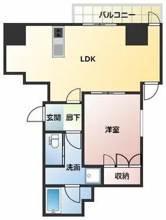 プレディアコート本町【5階】の間取り