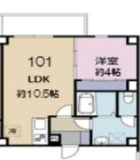 アリビラ六甲【1階】の間取り