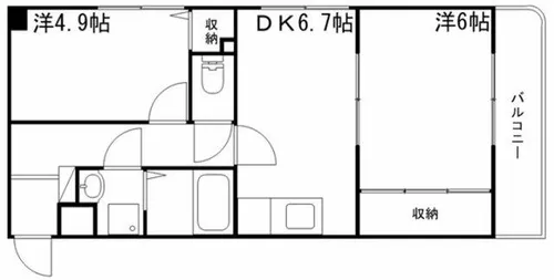 ペシュ モトシオ【7階】の間取り