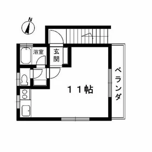ファウンテンハイツ【2階】の間取り
