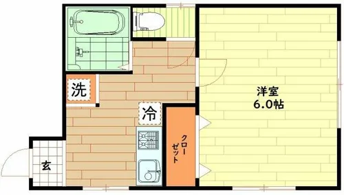 サンリバー塚本【5階】の間取り