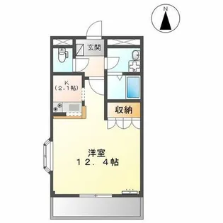 マリアージュ新美 A【1階】の間取り