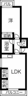 サンハイツ中駒【3階】の間取り