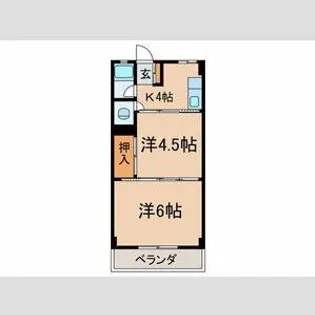マンション千代【1階】の間取り