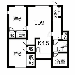 コーポ ふみ【101号室】の間取り