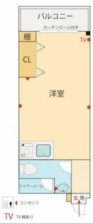 コープオリンピア高砂【403号室】の間取り