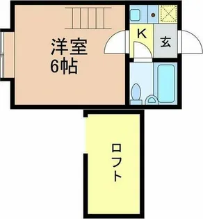 シャンポール明和【1階】の間取り