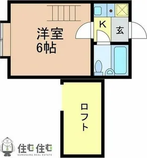 シャンポール明和【108号室】の間取り
