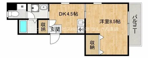 COZY COURT【7階】の間取り