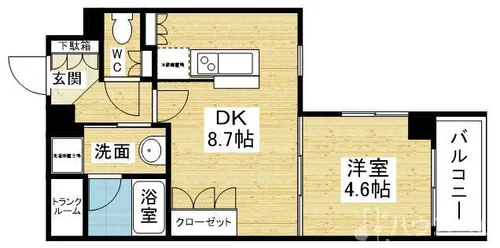 クレアール新大阪【7階】の間取り