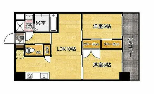 ORIENT BLD No.88【2階】の間取り