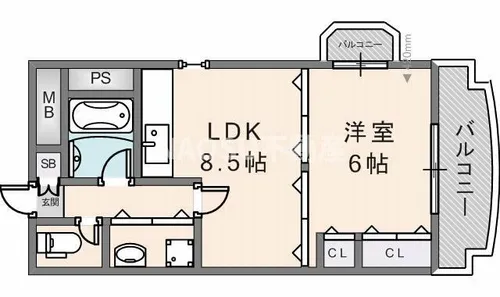パルティグ【507号室】の間取り