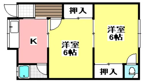 中里文化3号棟【27号室】の間取り