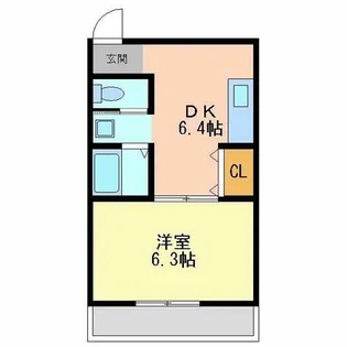 プルス塚本【3階】の間取り