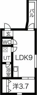 ForestKasadera【3階】の間取り