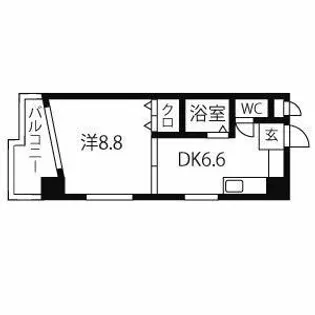 メゾンコロル【3階】の間取り