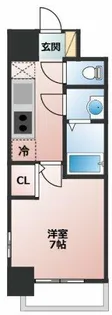 S-RESIDENCE志賀本通【511号室】の間取り