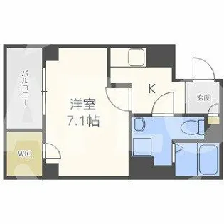 Core天満橋【6階】の間取り