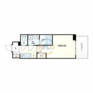 エスリード大阪城EAST【10階】の間取り