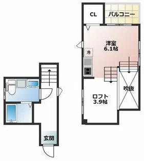 Pura Vidaナゴヤドーム前【2階】の間取り