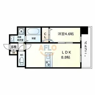 プレミアフェニックス【3階】の間取り