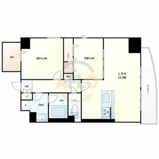 フォレスタ櫻【4階】の間取り