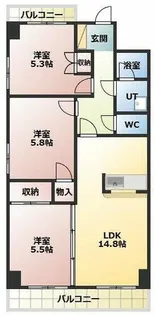 ITOH壱番館【2階】の間取り
