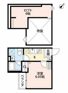 Maison de Marcel(メゾンドマルセル)【1階】の間取り