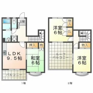 アグロス【2階】の間取り