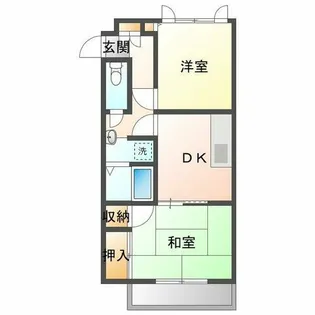 カサベルデTYO【Ⅰ205号室】の間取り