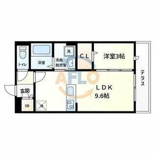パライソ【1階】の間取り
