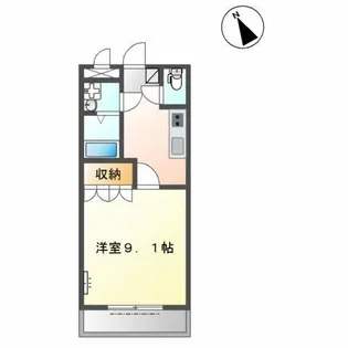 サンシャイン旭【1階】の間取り